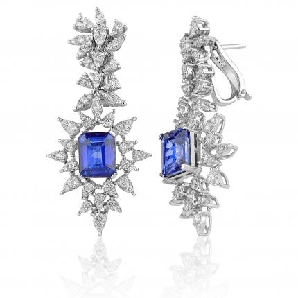 4.60 ct. Pırlanta Safir Yüzük